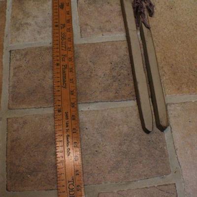 LOT #325: Tall Patriotic Home deco Wood Figure 