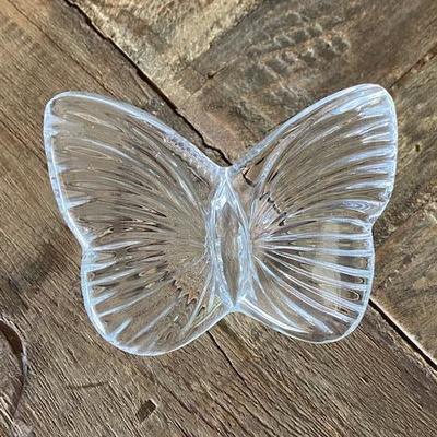 WATERFORD CRYSTAL butterfly paperweight | EstateSales.org