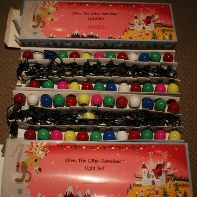 LOT #328: Vintage NORDSTROMâ„¢ Christmas Light Sets