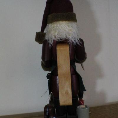 LOT #331: CHRISTIAN ORIGINALSâ„¢ Made in Germany "Santa at Work" Holiday Home Deco Nutcracker #45 out of 2,500