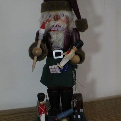 LOT #331: CHRISTIAN ORIGINALSâ„¢ Made in Germany "Santa at Work" Holiday Home Deco Nutcracker #45 out of 2,500
