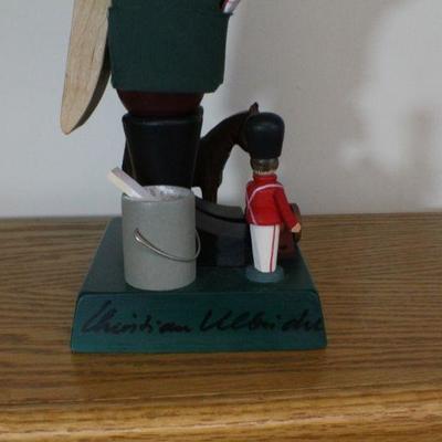 LOT #331: CHRISTIAN ORIGINALSâ„¢ Made in Germany "Santa at Work" Holiday Home Deco Nutcracker #45 out of 2,500