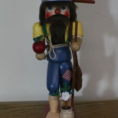 LOT #333: CHRISTIAN ORIGINALSâ„¢ Made in Germany "Johnny Appleseed" Home deco Nutcracker Figure
