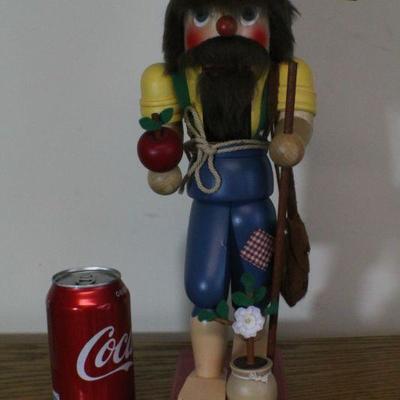 LOT #333: CHRISTIAN ORIGINALSâ„¢ Made in Germany "Johnny Appleseed" Home deco Nutcracker Figure