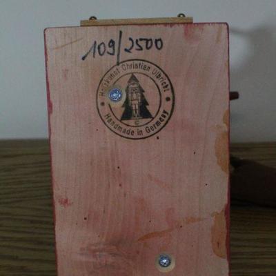 LOT #333: CHRISTIAN ORIGINALSâ„¢ Made in Germany "Johnny Appleseed" Home deco Nutcracker Figure