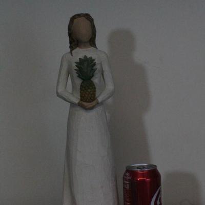 LOT #340: Willow Treeâ„¢ Angle of Hope Figure w/ Pineapple