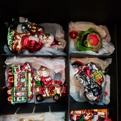 Lot 354: Tray of Christopher Radko Ornaments 