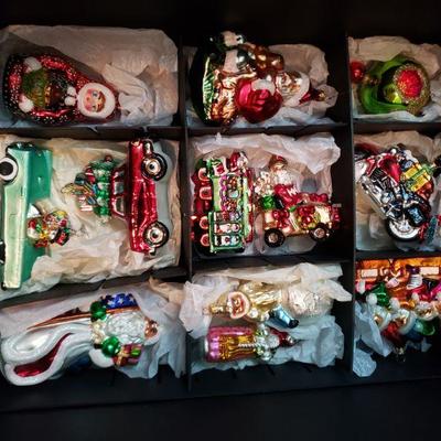 Lot 354: Tray of Christopher Radko Ornaments 