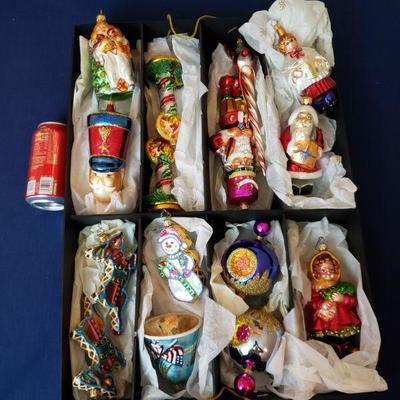 Lot 356: Tray of Christopher Radko Ornaments 