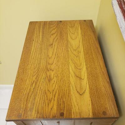 Lot 360: Ranch Oak Smaller Bookcase