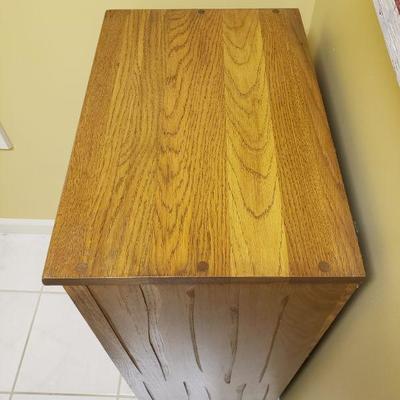 Lot 360: Ranch Oak Smaller Bookcase