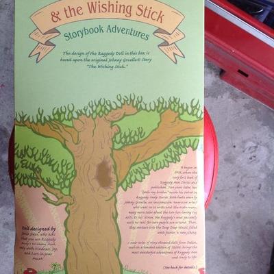 Raggedy Andy & the wishing stick doll with coa new