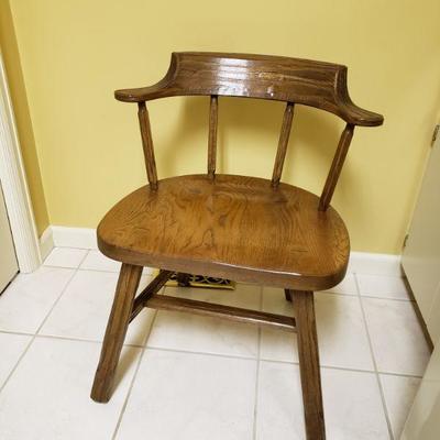 Lot 367: Ranch Oak Single Chair