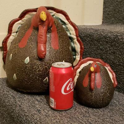 Lot 393: Natalie Silitch (2) Turkeys