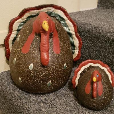Lot 393: Natalie Silitch (2) Turkeys