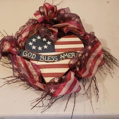 Lot 394: 4th of July Wreath394