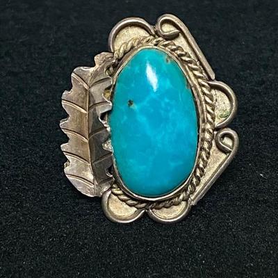 Southwestern Turquoise & Silver Ring