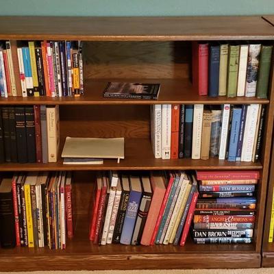 Lot 401: Ranch Oak Bookcase