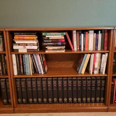 Lot 402: Ranch Oak Bookcase 