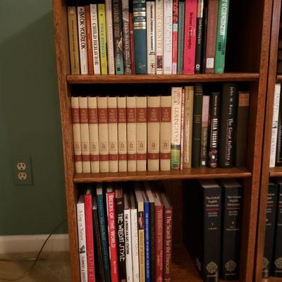 Lot 403: Ranch Oak Bookcase