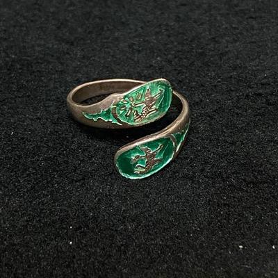 Vintage Siam (Thailand) Adjustable Sterling Ring