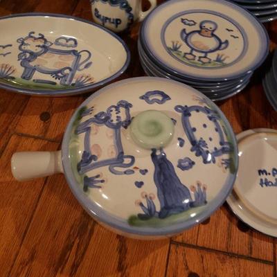 Lot 425: M.A. Hadley Dish Set