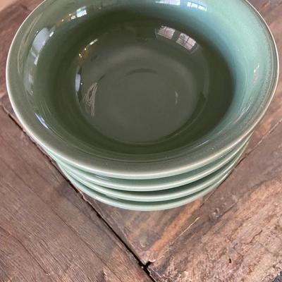 4 x FIESTA bowls green, small