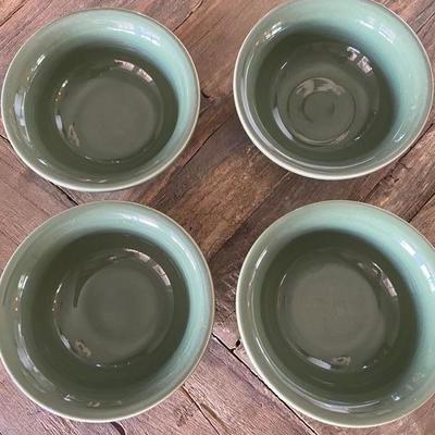 4 x FIESTA bowls green, small