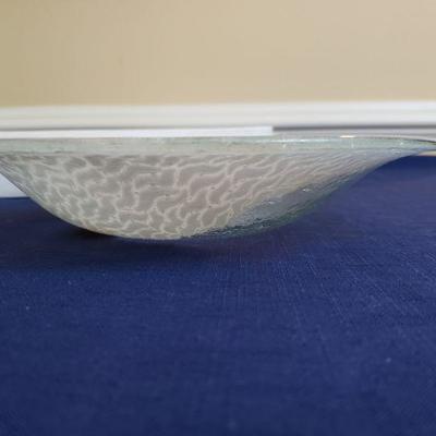 Lot 429: Peggy Karr Santa Glass Bowl