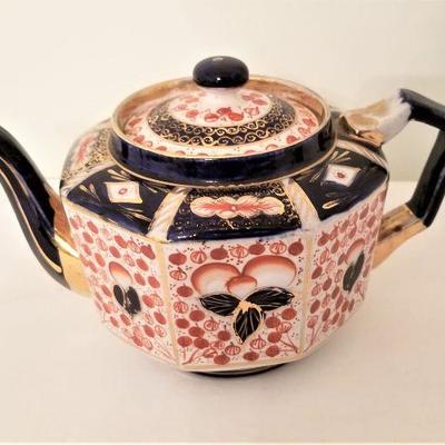 Lot #9  Antique Teapot - 19th Century, probably Mason's