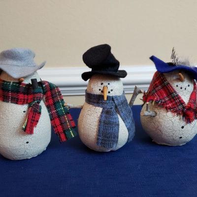 Lot 442: Artist Created Snowman (3)