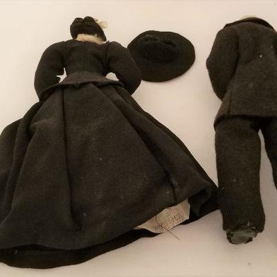 Lot #10  Pair of vintage character dolls in original clothing