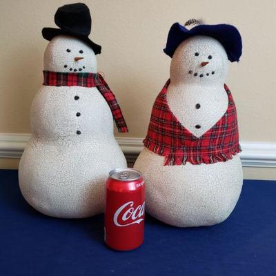 Lot 443: Artist Created Snowman (2)