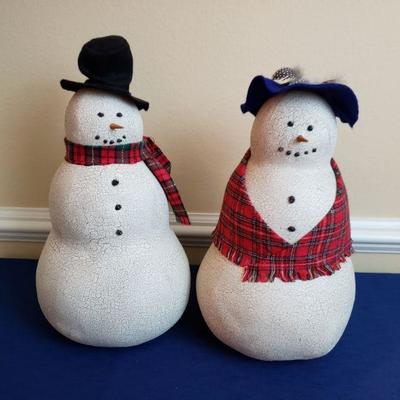 Lot 443: Artist Created Snowman (2)