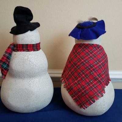 Lot 443: Artist Created Snowman (2)