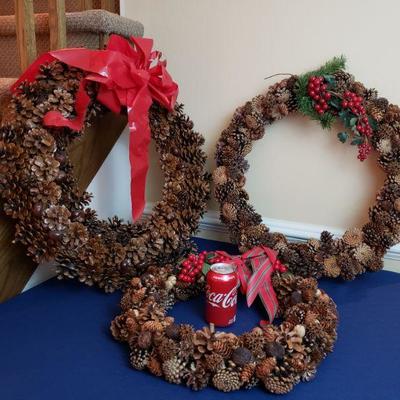 Lot 445: (3) Wreaths