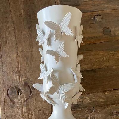 SHABBY CHIC (original) Butterfly Vase 