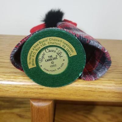 Lot 474: Byers Carolers Woman with Real Fur Muff