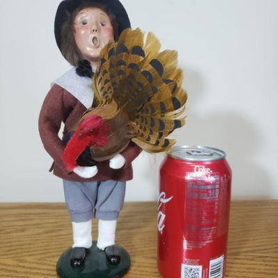 Lot 478: Byers Carolers Boy with Turkey