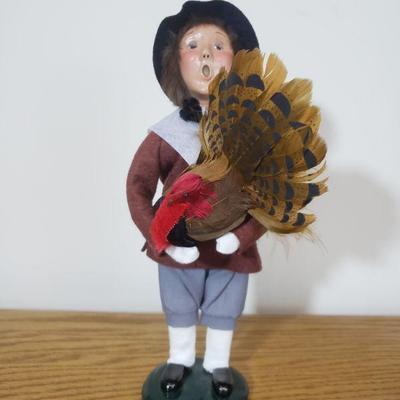 Lot 478: Byers Carolers Boy with Turkey