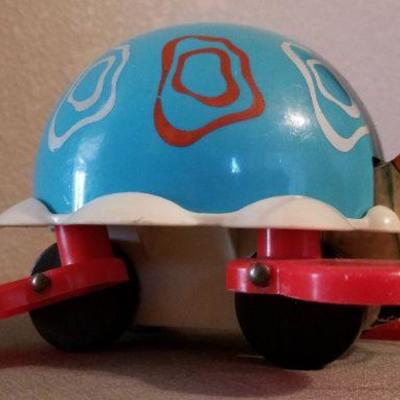 LOT #482: Vintage 1960's Kid's Pull Turtle Toy