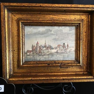 Framed Durer Lithograph "7125 View of Innsbruck" lot 130