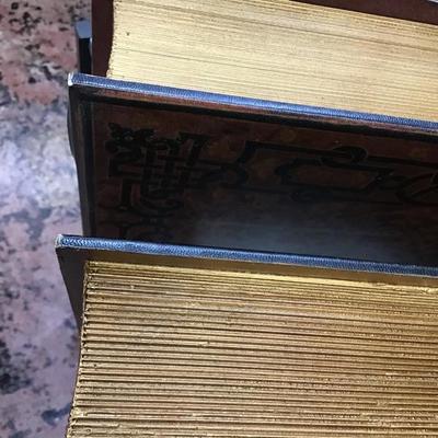 Pair of Faux Books with Hide a box - Celtic design 13”x8.5”
