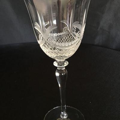 Set of Crystal Stemware 13 Pcs lot 143