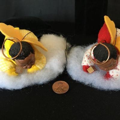 2 Pcs Simpich Cloud Babies on Clouds African-American lot# 146