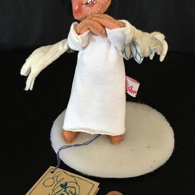 Annalee Doll African American Angle 1994 Standing on "Cloud w/ Tag 8"H