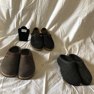Lot of Three Ladies Mule Clogs by Haflinger lot 182