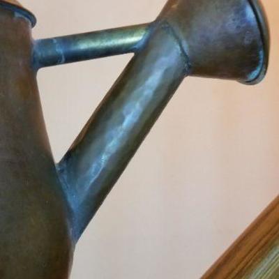 Lot 488: Vintage Copper and Brassd Watering Can