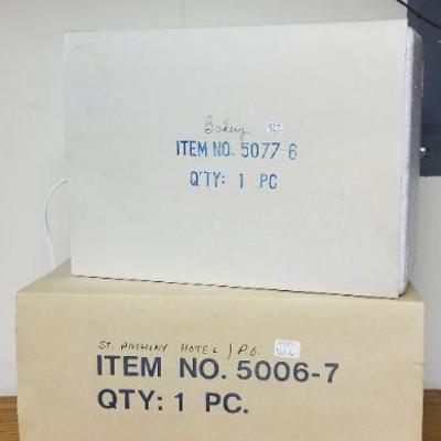 Lot 489: Dept. 56 (2) Village Buildings 