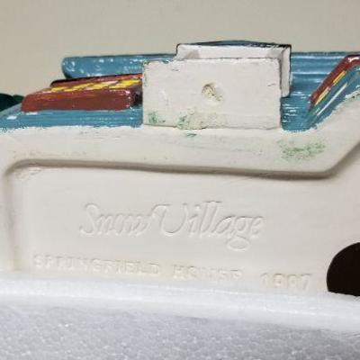 Lot 492: Dept. 56 Snow Village (4) Buildings 
